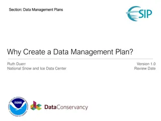 Importance of Creating a Data Management Plan