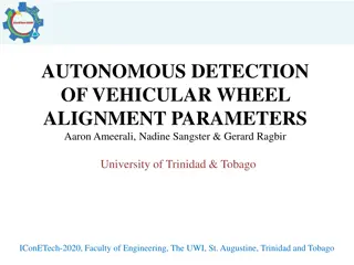 Autonomous Detection of Vehicular Wheel Alignment Parameters