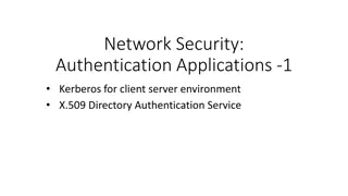 Kerberos Authentication in Network Security