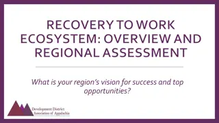 Regional Recovery to Work Ecosystem Assessment and Goals