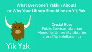 Unlocking the Conversations: Why Your Library Should Embrace Yik Yak