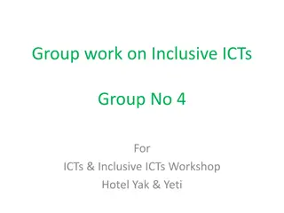 Workshop on Inclusive ICTs: Enhancing Accessibility for All