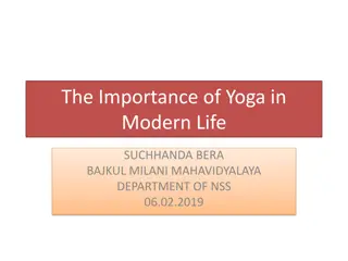 The Importance of Yoga in Modern Life