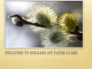 Exploring Pastimes and Yoga Benefits: English 1st Paper Class Introduction