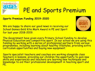 St. Josephs Catholic Primary School Sports Funding and Premium Sports Awards