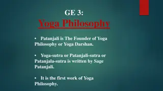 Understanding Yoga Philosophy: Insights from Patanjali's Yoga Sutra