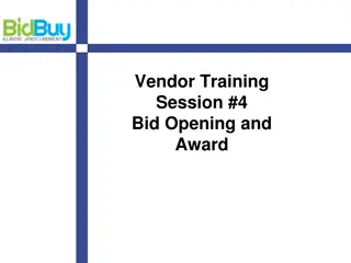 Efficient Bid Opening and Award Management Process