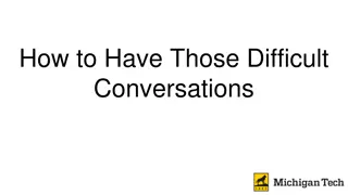 Mastering Difficult Conversations in the Workplace