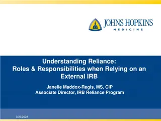 Understanding IRB Reliance: Roles and Responsibilities