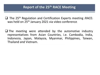 Highlights of the 25th RACE Meeting on Automotive Regulations in Asian Region