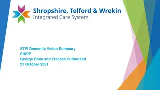 STW Dementia Vision Summary: Enhancing Care for People Living with Dementia