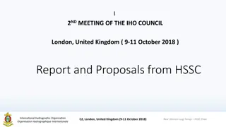 International Hydrographic Organization Council Meeting Report (London, October 2018)