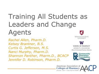 Developing Future Pharmacists: Training for Leadership and Change