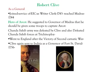 The Remarkable Journey of Robert Clive: From Clerk to Governor in Colonial India