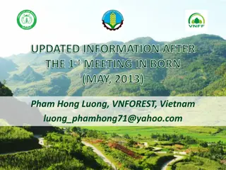 Progress in Implementing PFES and REDD+ Initiatives in Vietnam