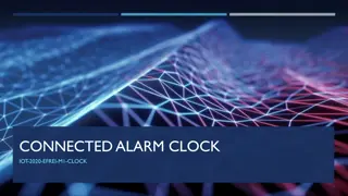 Introducing Connected Alarm Clock IoT Project