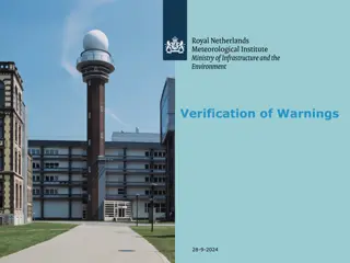 Warning Verification and Scoring Guidelines in Weather Forecasting Workshop