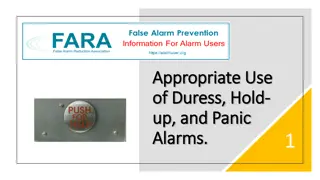 Understanding the Use of Duress, Hold-up, and Panic Alarms