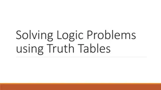 Understanding Logic Problems and Truth Tables