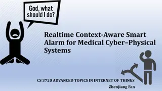 Realtime Context-Aware Smart Alarm for Medical Cyber-Physical Systems