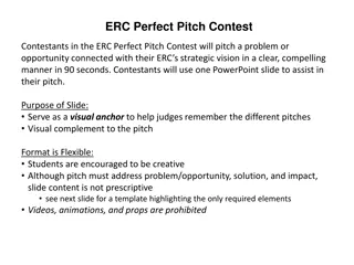 ERC Perfect Pitch Contest Overview