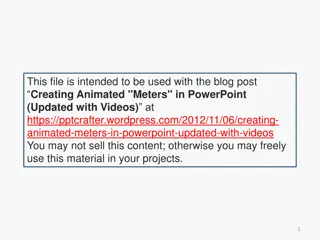 Creating Animated Meters in PowerPoint: A Visual Guide
