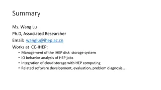 Research Insights on IHEP Disk Storage Systems and Cloud Computing Integration