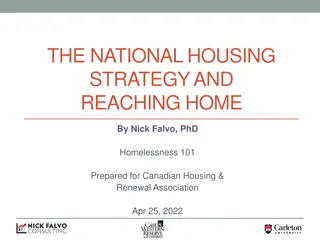 Overview of National Housing Strategy & Reaching Home: Critical Insights by Nick Falvo, PhD