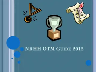 NRHH OTM Awards and Tips for Successful Nominations