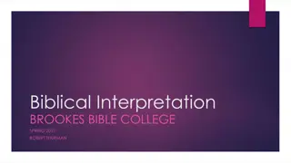 Importance of Proper Hermeneutics in Biblical Interpretation