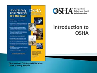 OSHA Training Institute Overview