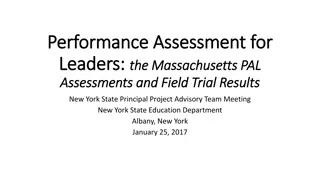 Performance Assessment for Leadership Development and Readiness