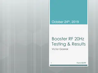 Booster RF 20Hz Testing & Results Summary