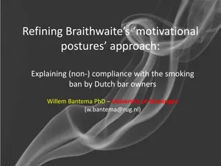 Non-Compliance with Smoking Ban: A Study on Motivational Postures