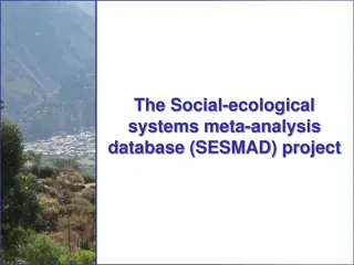 SESMAD Project - Social-Ecological Systems Meta-Analysis Database