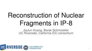 Reconstruction of Nuclear Fragments in EIC e-A Collisions