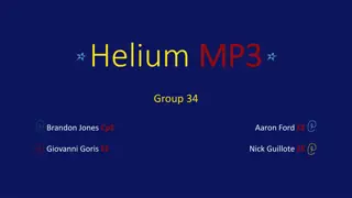 Helium MP3 Player Project Overview