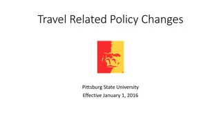 Travel Policy Changes at Pittsburg State University