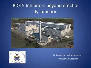 Diverse Applications of PDE-5 Inhibitors Beyond Erectile Dysfunction