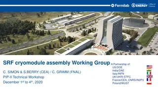 SRF Cryomodule Assembly Working Group Technical Workshop