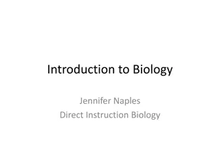 Introduction to Biology: Exploring the Scientific Method