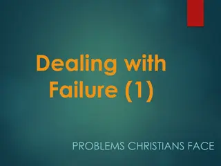 Dealing with Failure: Overcoming Spiritual Challenges as a Christian