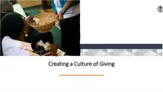 Cultivating a Culture of Giving within GCI