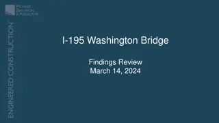 Review of I-195 Washington Bridge Findings on March 14, 2024