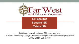 Collaborative ESL Bridge Program for Adult Education Students in El Paso Region