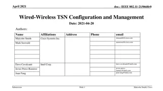 Challenges and Solutions in Wired-Wireless TSN Configuration