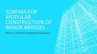 Modular Construction of Minor Bridges: A Detailed Process Overview