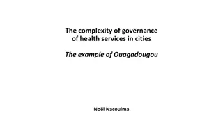 Challenges in Governance of Health Services in Ouagadougou