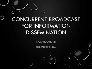 Concurrent Broadcast for Information Dissemination