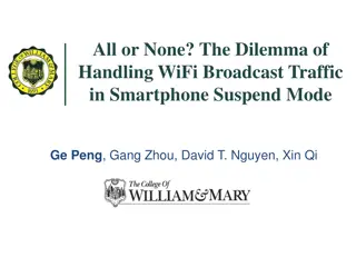 Efficient Handling of WiFi Broadcast Traffic in Smartphone Suspend Mode